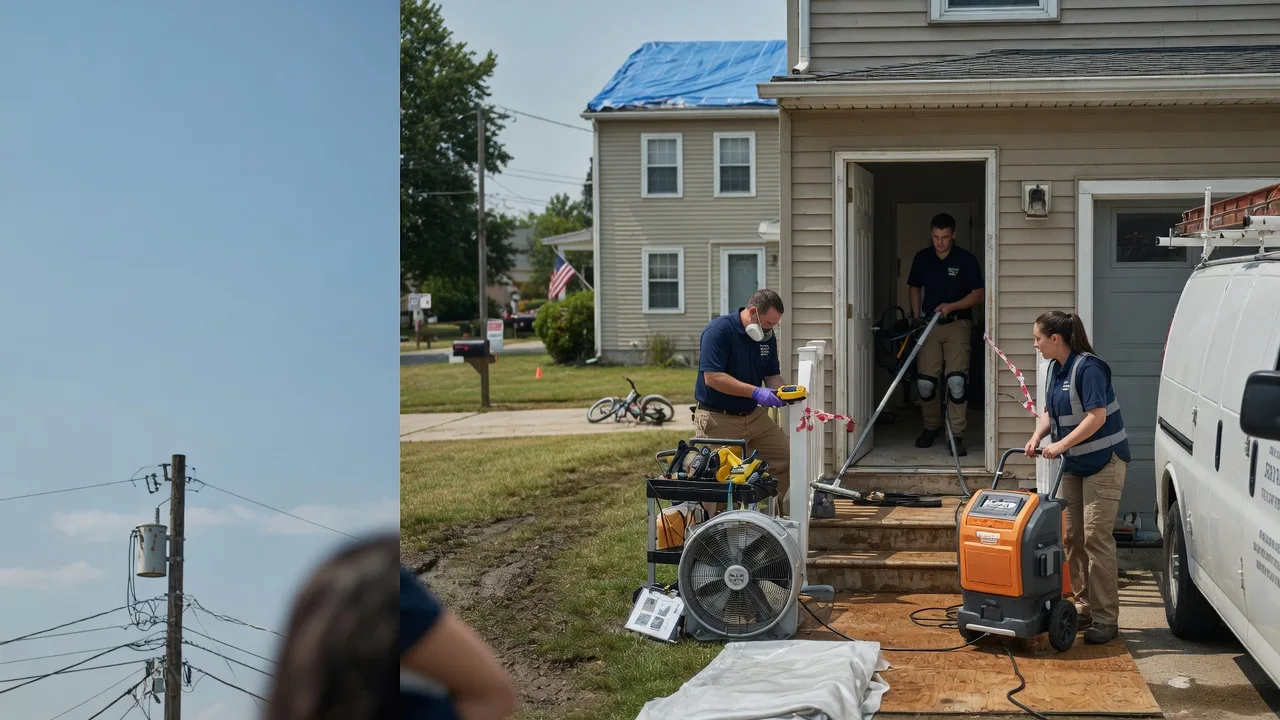 Water Damage Repair in Shade, OH near me